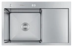 Мойка кухонная Hoffger HFG-7850S-L SATIN (Чаша слева)