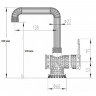 Смеситель для раковины Zorg Antic A 419U-BR бронза