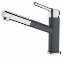 Смеситель с выдвижным шлангом Franke Orbit Pull-Out, графит
