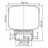 Сиденье для душа WasserKraft SS402 цвет черный