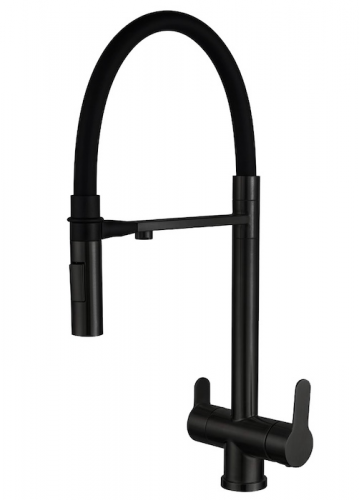 Смеситель кухонный ZORG SZR-3030 BLACK MAGNIT
