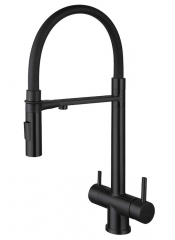 Смеситель кухонный ZORG SZR-3030-1 BLACK MAGNIT