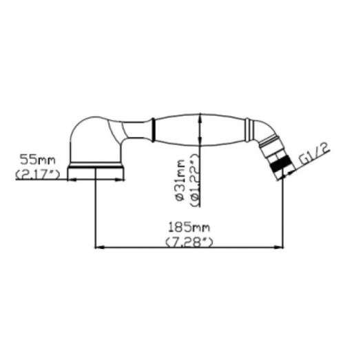 Душевая система Seaman Eco Koblenz SSN-2368D SS (Steel satin) - Нержавеющая сталь сатин