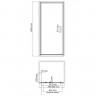 Душевая дверь 80 см WasserKRAFT Salm 27I27