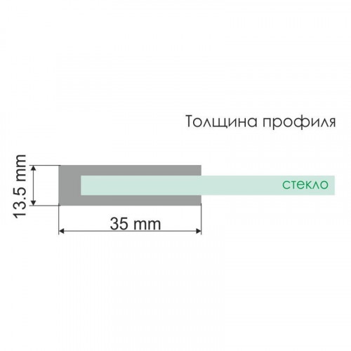 Шторка на ванну WasserKRAFT Berkel 48P02-110 Matt glass ширина 110 см