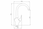 Смеситель под фильтр Zorg Steel Hammer SH 815 satin