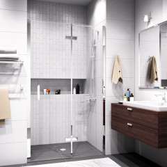 Душевая дверь WasserKRAFT Aller 10H05R 120 см, распашная (петли справа)