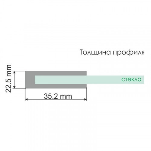 Шторка на ванну WasserKRAFT Dill 61S02-80 ширина 80 см, черный профиль