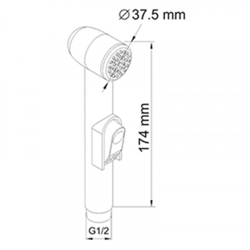 Гигиеническая лейка WasserKRAFT A043