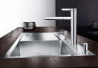 Смеситель кухонный Blanco Linee-S хром