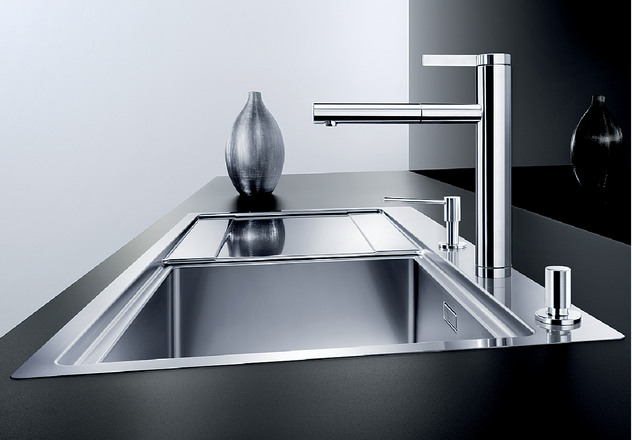 Смеситель кухонный Blanco Linee-S хром