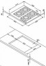 Варочная панель Korting HG 661 CTGB Слоновая кость/Золото
