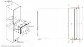 Встраиваемый винный шкаф Korting KFW 501 SL GN