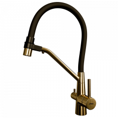 Смеситель для кухни Hoffger Mona 420 Gold