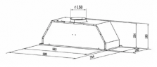 Вытяжка встраиваемая Korting KHI 60094 GN